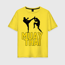 Женская футболка оверсайз Muay Thai