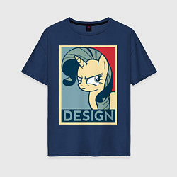 Женская футболка оверсайз MLP: Design
