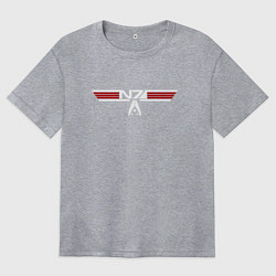 Женская футболка оверсайз Alt N7 Wings