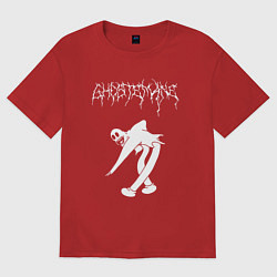 Футболка оверсайз женская Ghostemane 2, цвет: красный