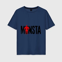 Женская футболка оверсайз Monsta