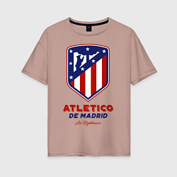 Женская футболка оверсайз Atlecito de Madrid