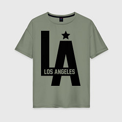 Женская футболка оверсайз Los Angeles Star