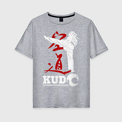 Женская футболка оверсайз Kudo