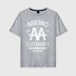 Женская футболка оверсайз Asking Alexandria: England
