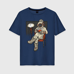 Женская футболка оверсайз Diver Steampunk
