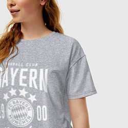 Футболка оверсайз женская Bayern Munchen 1900, цвет: меланж — фото 2