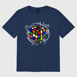 Женская футболка оверсайз Кубик Рубика