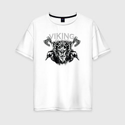 Женская футболка оверсайз Viking Blood