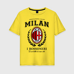 Женская футболка оверсайз Milan: I Rossoneri