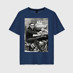 Женская футболка оверсайз Foo Fighters