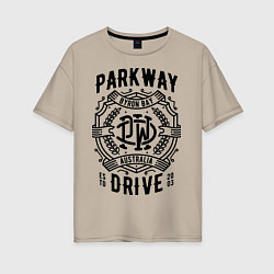 Женская футболка оверсайз Parkway Drive: Australia