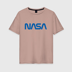 Женская футболка оверсайз NASA