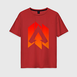 Женская футболка оверсайз Apex Legends: Symbol