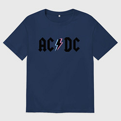 Женская футболка оверсайз AC/DC