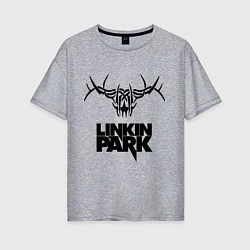 Женская футболка оверсайз Linkin Park: Deer