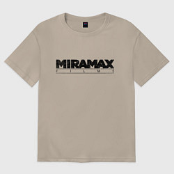 Футболка оверсайз женская Miramax Film, цвет: миндальный
