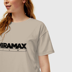 Футболка оверсайз женская Miramax Film, цвет: миндальный — фото 2