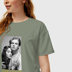 Футболка оверсайз женская Titanic: Jack & Rose, цвет: авокадо — фото 2