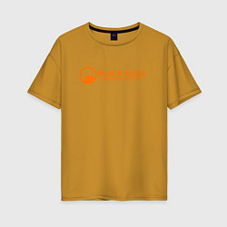 Женская футболка оверсайз Black Mesa: Research Facility