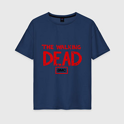 Женская футболка оверсайз The walking Dead AMC