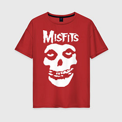 Женская футболка оверсайз Misfits