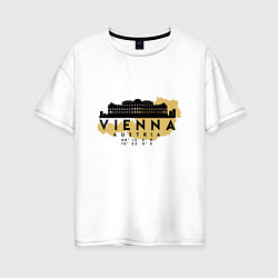 Женская футболка оверсайз Вена - Австрия