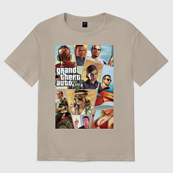 Женская футболка оверсайз GTA 5: Stories