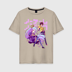 Женская футболка оверсайз No Game No Life