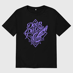 Футболка оверсайз женская Deep Purple: Highway Star, цвет: черный