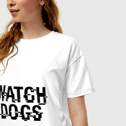 Футболка оверсайз женская Watch Dogs, цвет: белый — фото 2