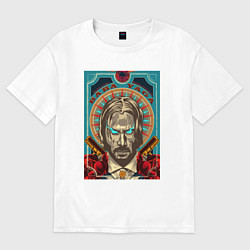 Женская футболка оверсайз John wick