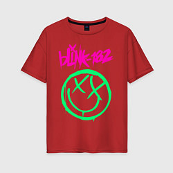 Женская футболка оверсайз BLINK-182
