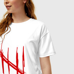 Футболка оверсайз женская Oldboy, цвет: белый — фото 2