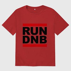 Женская футболка оверсайз RUN DNB