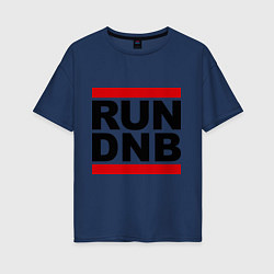 Женская футболка оверсайз RUN DNB