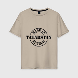 Женская футболка оверсайз Made in Tatarstan