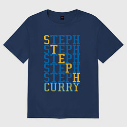 Футболка оверсайз женская Steph Curry, цвет: тёмно-синий