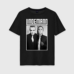 Женская футболка оверсайз Lindemann