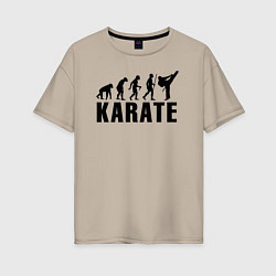 Женская футболка оверсайз Karate Evolution