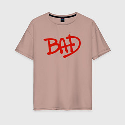 Женская футболка оверсайз Song BAD