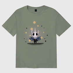 Футболка оверсайз женская Hollow knight Полый рыцарь, цвет: авокадо