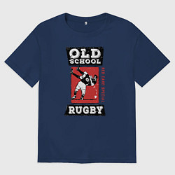 Женская футболка оверсайз Old School Rugby