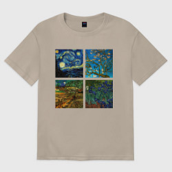 Женская футболка оверсайз Ван Гог картины