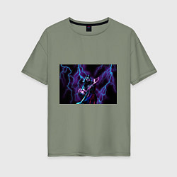 Футболка оверсайз женская FORTNITE, цвет: авокадо