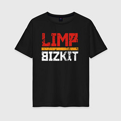 Женская футболка оверсайз LIMP BIZKIT