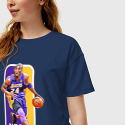 Футболка оверсайз женская NBA Kobe Bryant, цвет: тёмно-синий — фото 2