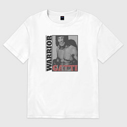 Футболка оверсайз женская Warrior Gatti, цвет: белый