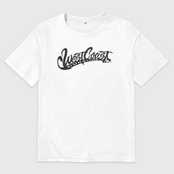 Женская футболка оверсайз West Coast Customs