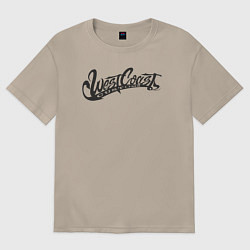 Женская футболка оверсайз West Coast Customs